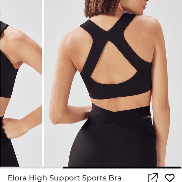 Fabletics High Neck Sports Bra Small - Picture 2 of 4